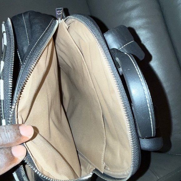 Coach Black and White Checkered Men's Backpack - Picture 11 of 15